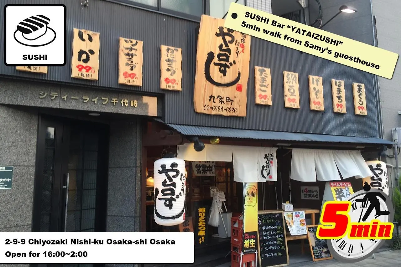 Samy'S Guest House Ks Osaka Semesterbostad